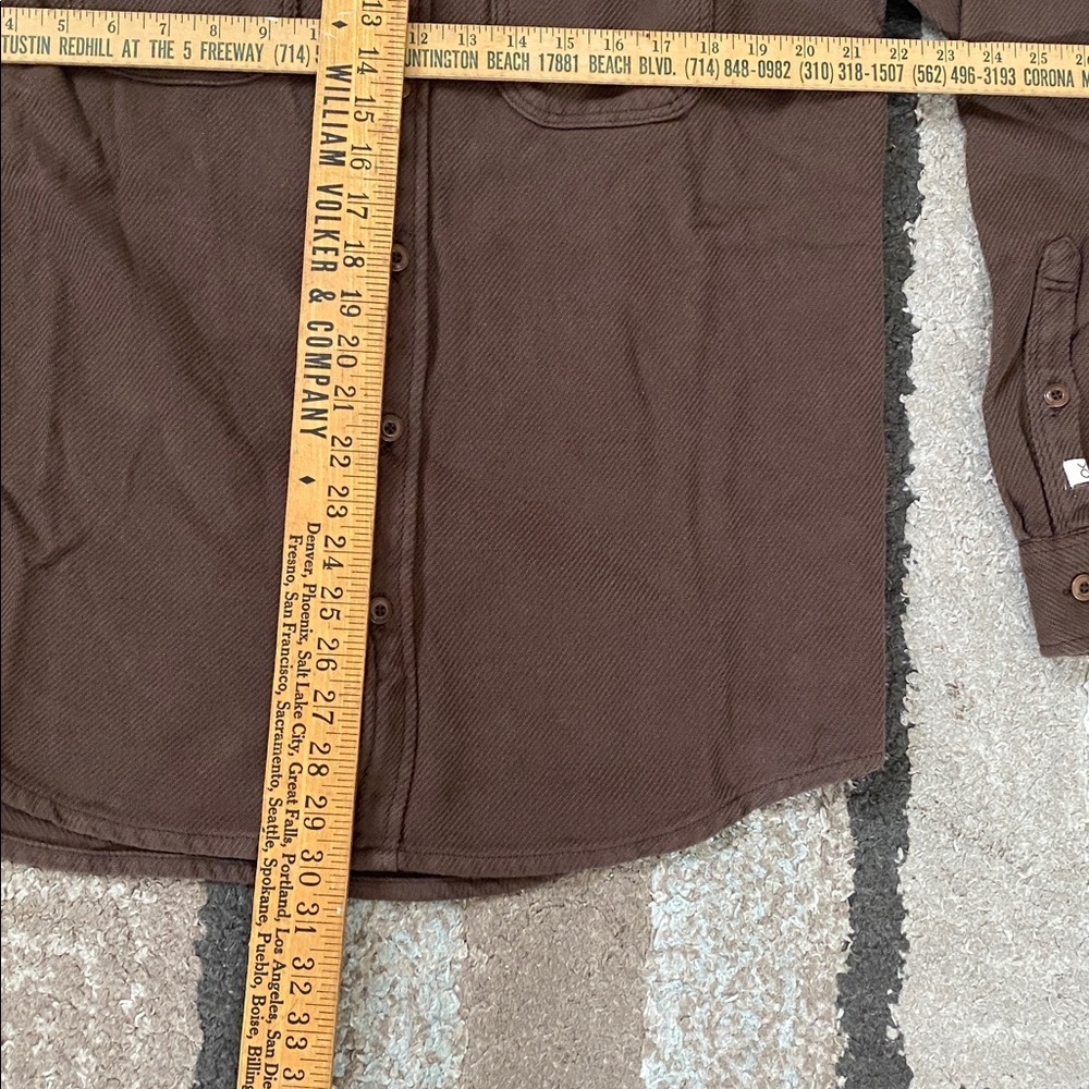 Outerknown Chroma Brown Blanket Shirt - Picture 5 of 7